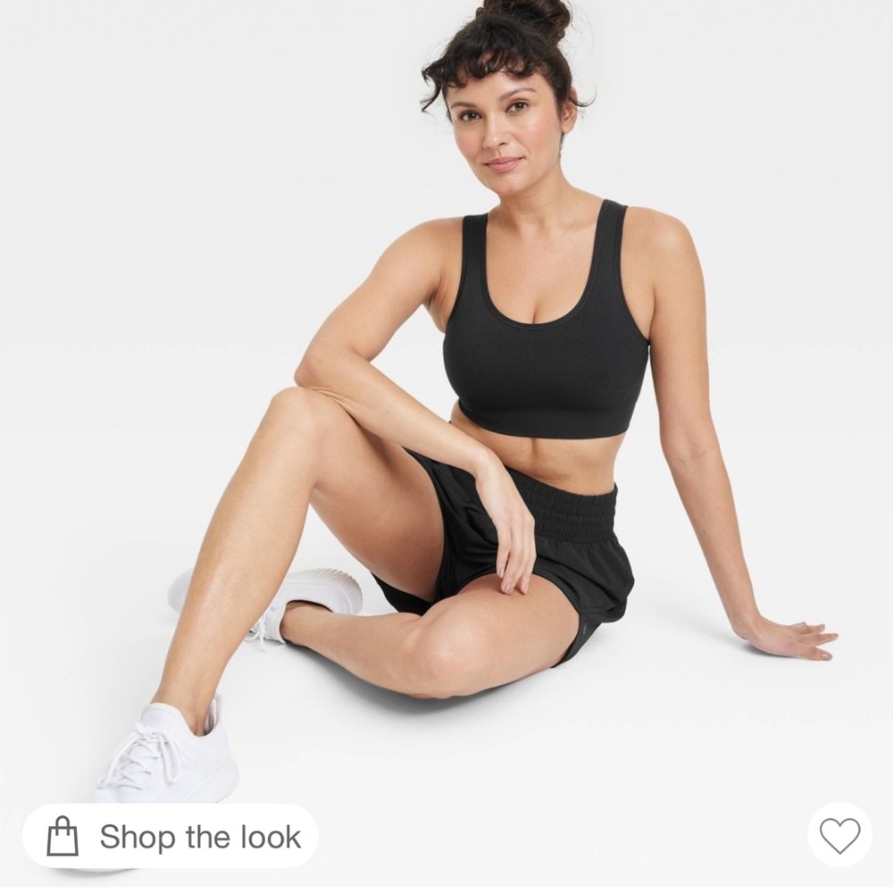 All in Motion Black Sports Bra